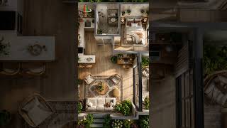 This 1-Bedroom Apartment Design Solves Small Space Problems!