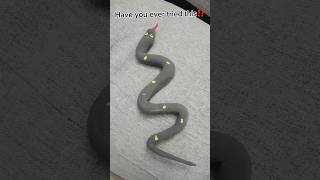 How to make cute clay snake 🐍/DIY easy craft/ #crafts #art #snake #shorts #handmade