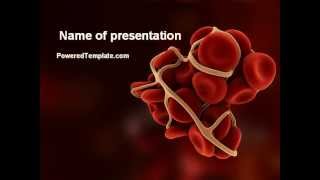 Blood Thrombus PowerPoint Template by PoweredTemplate.com