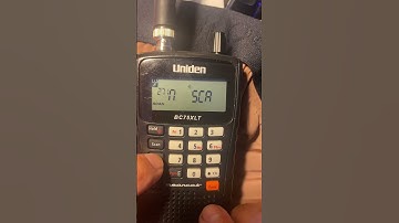 Uniden BC75XLT Scanner Demo on how to search the Service Band for Auto Racing (NASCAR)