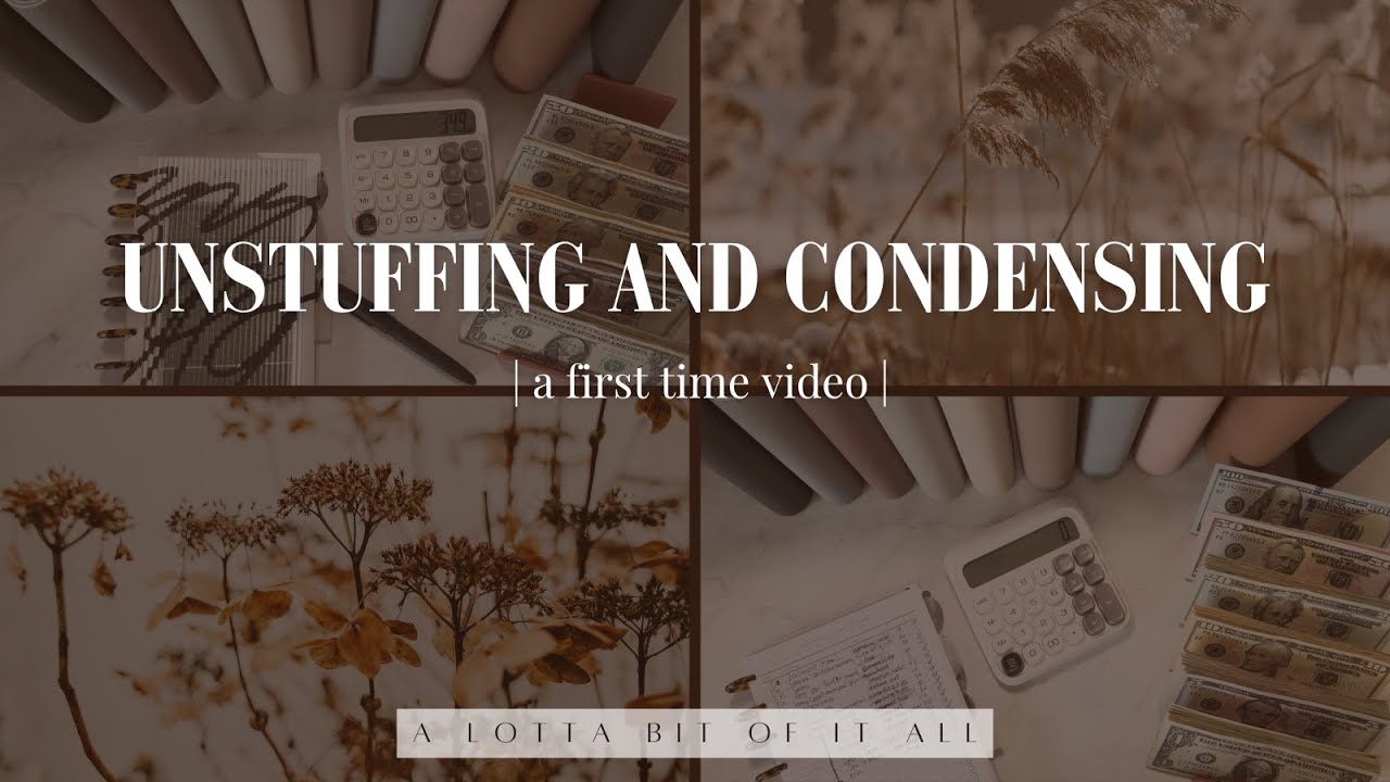Cash Unstuffing & Condensing | First Time Combo