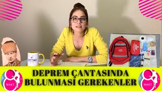 Deprem Çantasında Bulunması Gereken İlaçlar Ve İlk Yardım Çantası Eczacı Tuba Yılmaz Önerileri