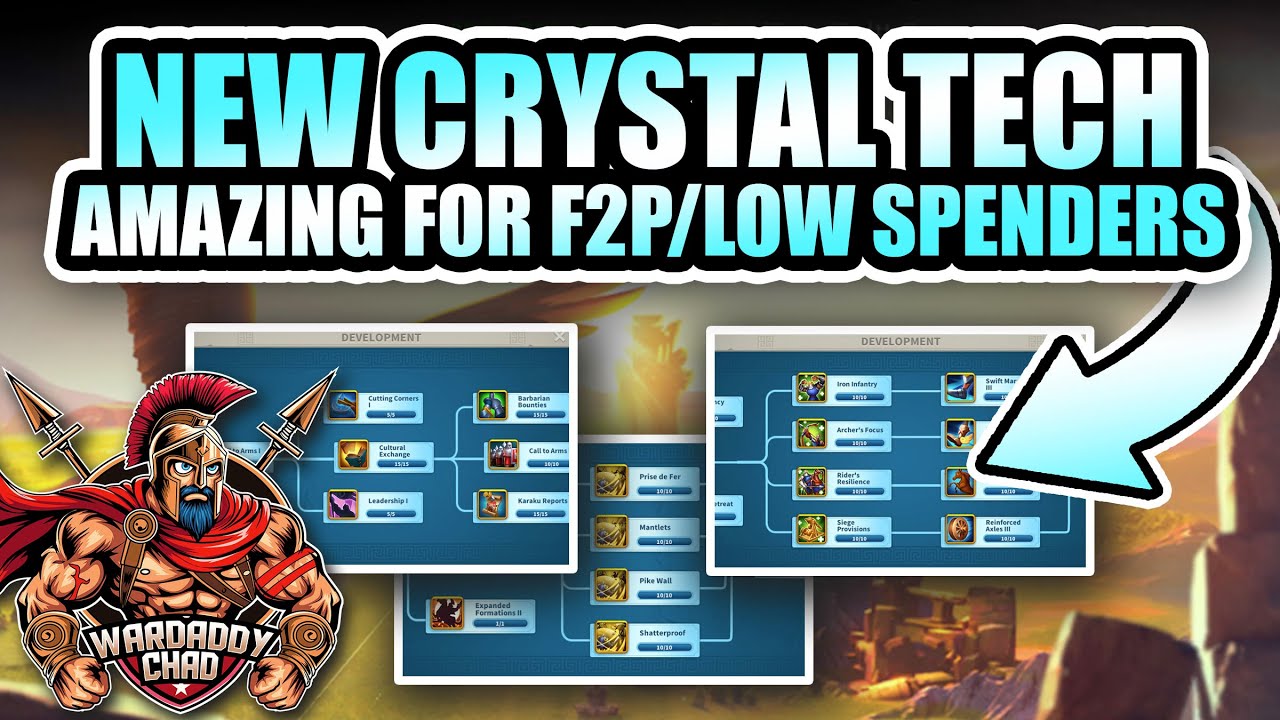 New KvK Crystal Tech: Amazing for F2P & Low Spenders - Rise of Kingdoms