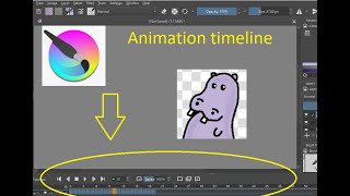 How to turn on animation timeline in krita