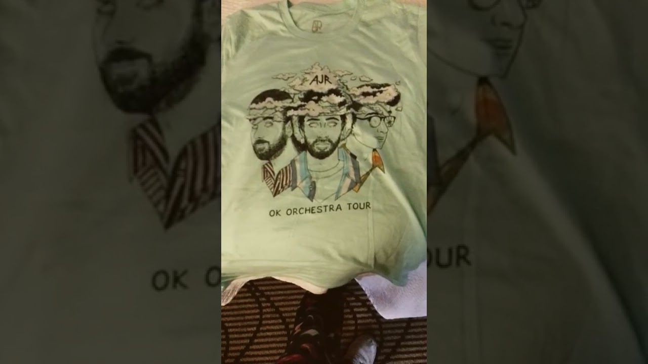 I filmed the AJR last night but it got copyrighted :( here’s the shirt I got though