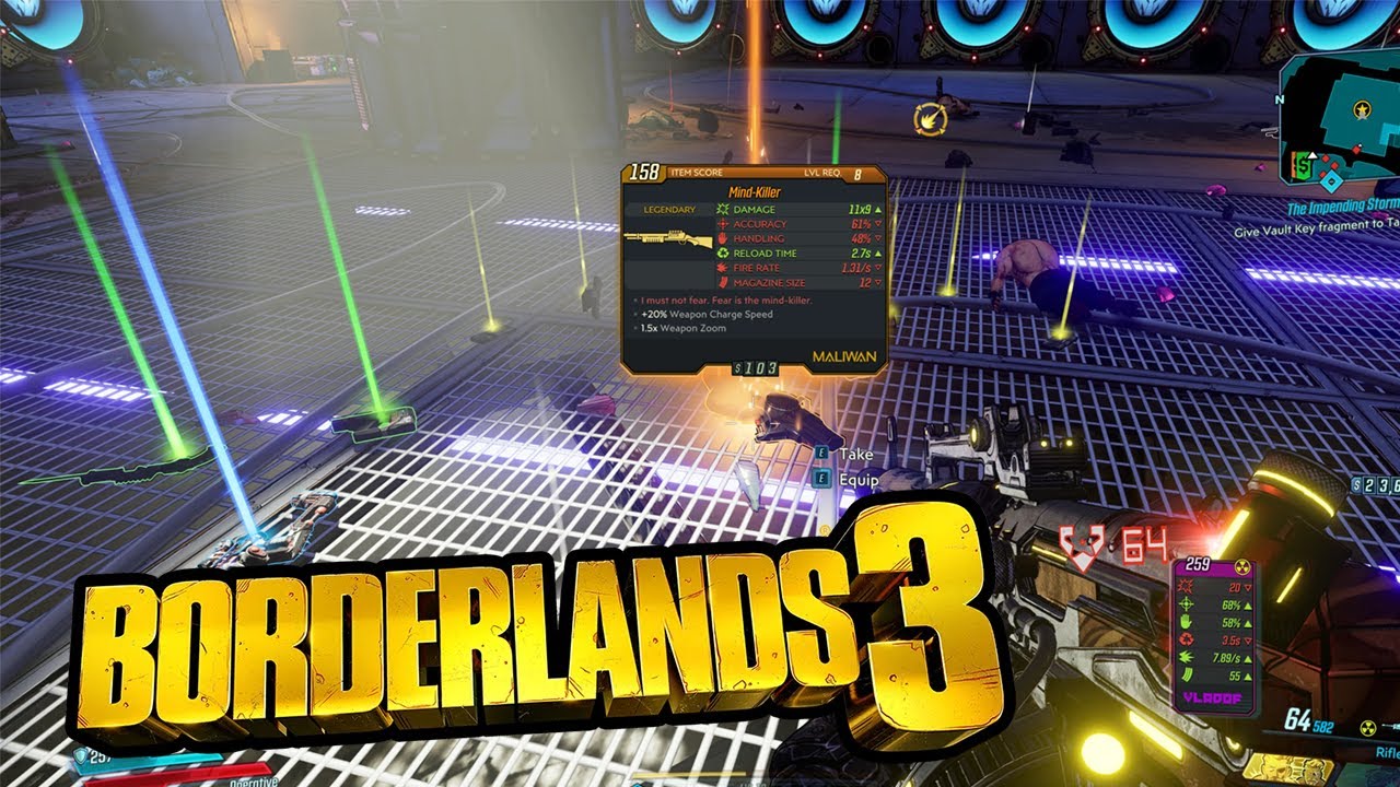 🔴⁴ᴷ⁶⁰ Borderlands 3 LEGENDARY items Mouthpiece Boss Farming YouTube