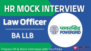PGCIL HR Mock Interview | PGCIL Law Officer Interview preparation | PGCIL GD & Interview Guidance