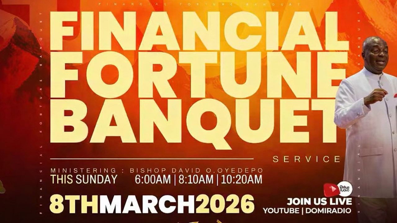 FINANCIAL FORTUNE BANQUET SERVICE | 8, MARCH 2026 | WINNER’S CHAPEL UWASOTA