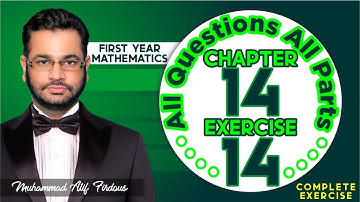 First Year Mathematics | Chapter 14 | Exercise 14 | Muhammad Atif Firdous