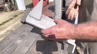 Making a toe jack.