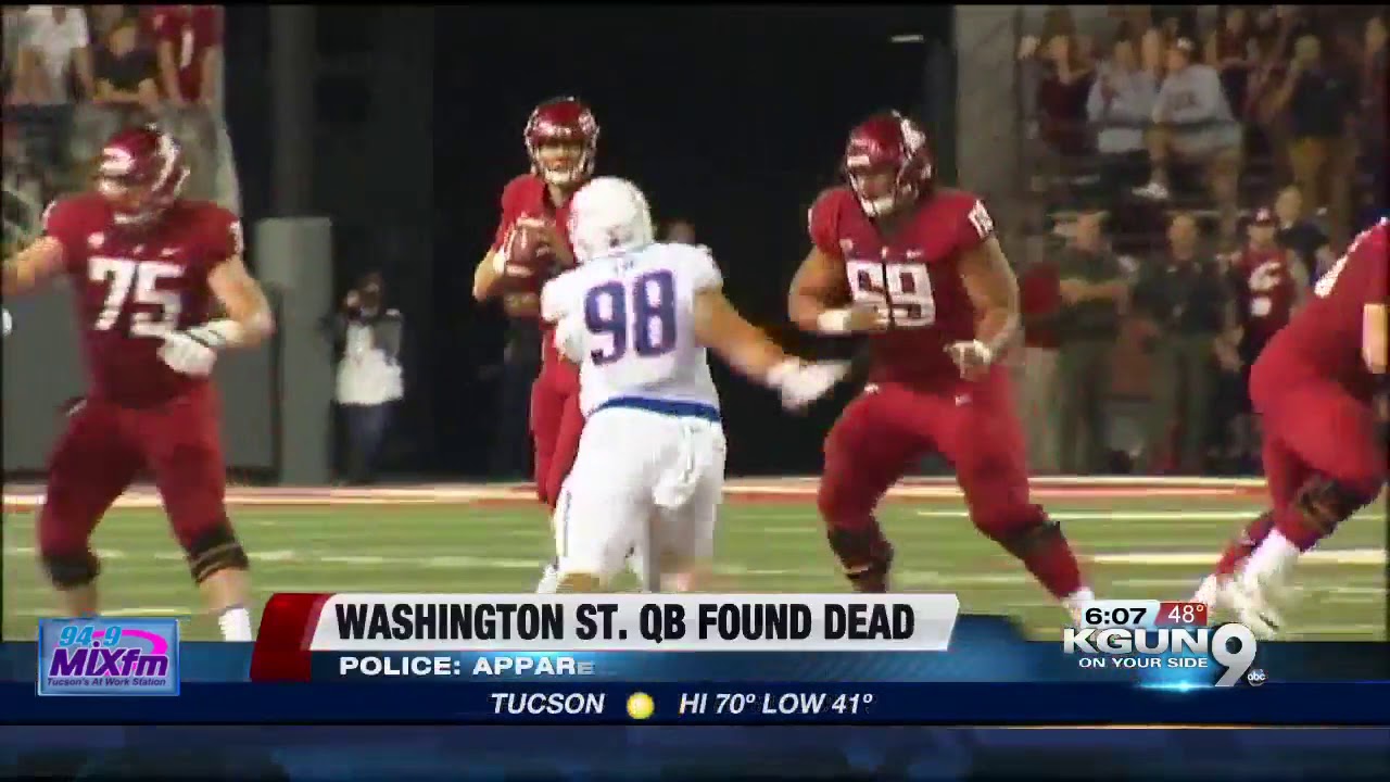 Washington State QB found dead YouTube