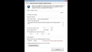 KakaSoft ExeLock screenshot 1