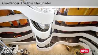 ARCHICAD 21 - CineRender: The Thin Film Shader