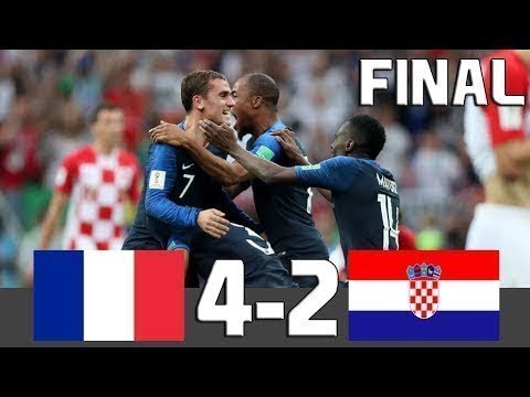 Francia vs Croacia Resumen Highlights Final Mundial Rusia 2018-FOOTBALLSPORTSGAME