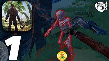 Last Pirate: Island Survival - Building a Shelter - Gameplay Part 1 (iOS, Android)