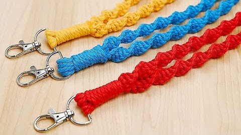 Macrame Lanyard | DIY Macrame Lanyard Pattern