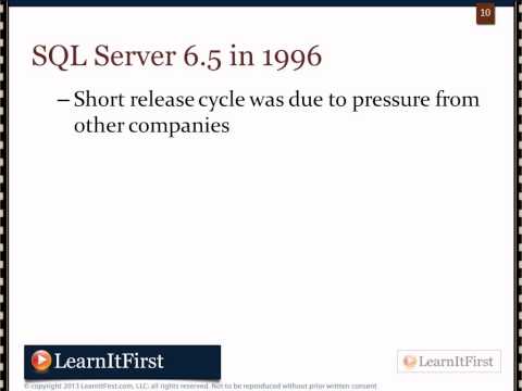 The History of SQL Server