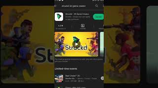 3 app for mobile and make your game😎#makegame #shorts #struckd screenshot 2