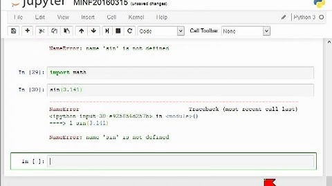 Importieren von Bibliotheken in Python