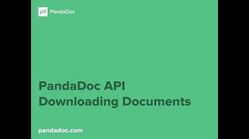 PandaDoc API Downloading Documents