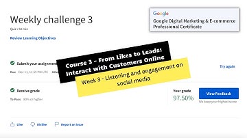 From likes to leads interact with customers online weekly challenge 3 || theanswershome