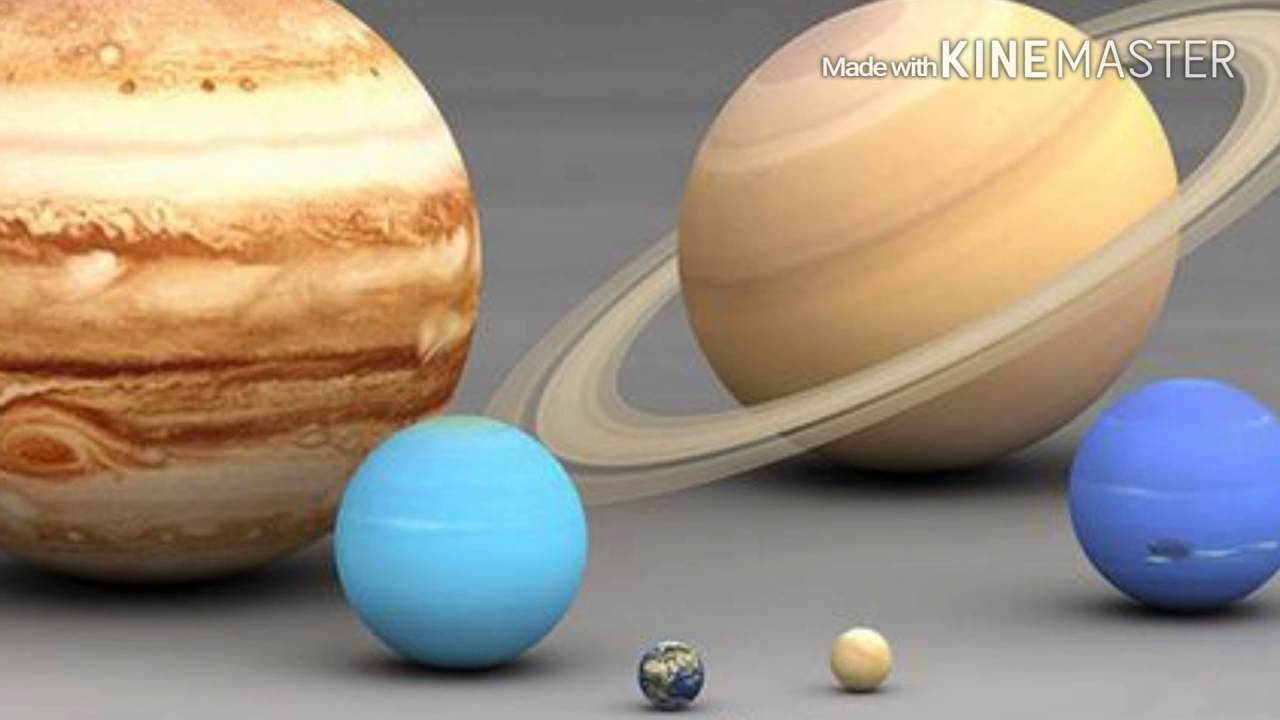Топ 5 самых больших планет солнечной системы - YouTube