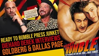 Goldberg & Diamond Dallas Page Interview | Ready To Rumble Press Junket | WCW Wrestling Movie | 2000