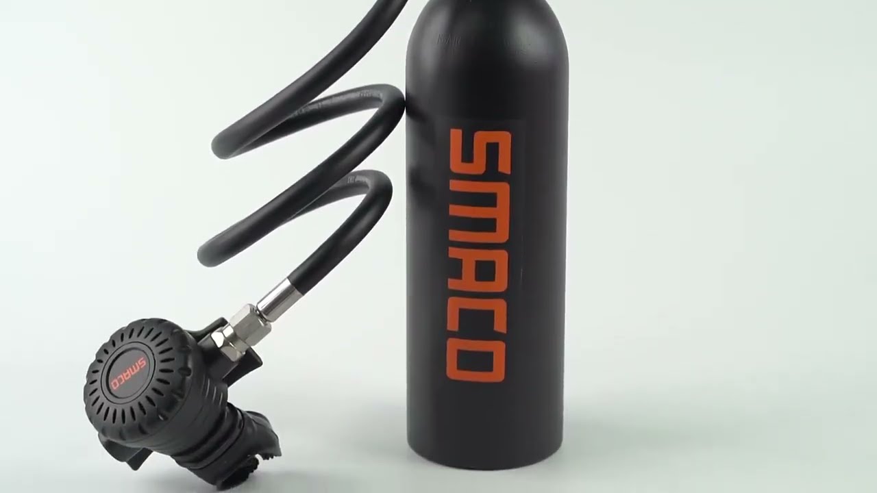 SMACO S400Plus 1L Mini Scuba Tank Installation Guide