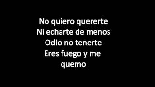 Magno - No quiero quererte LETRA