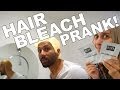 HAIR BLEACH PRANK!!