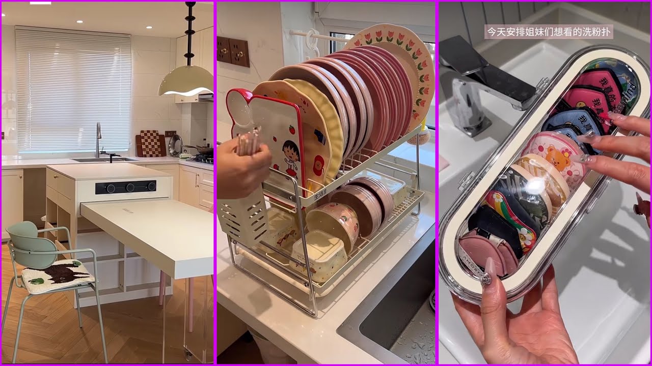 Kitchen Organization And Restocking🎀 | Makeup Sponge Cleaning✨