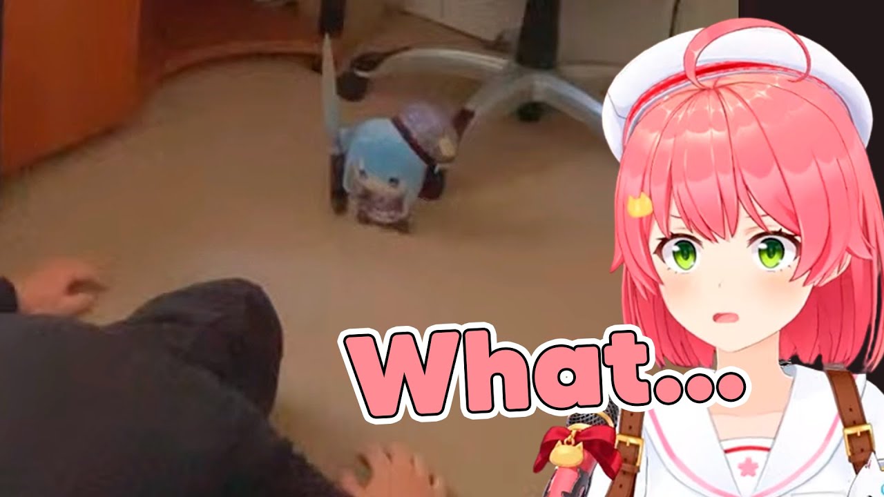 Miko reacts to Suisei plush 𝐔𝐍𝐀𝐋𝐈𝐕𝐄 a person 【EngSub】