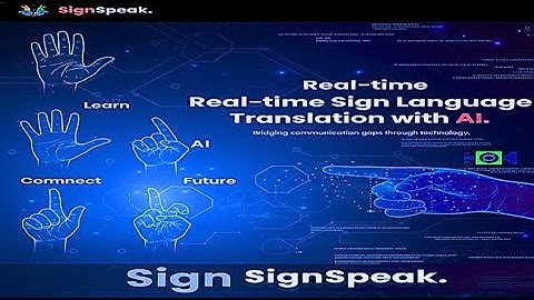 Signspeak indian sign language converter 
