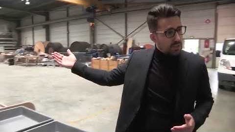 TRS Tray Return Sytem ALFYMA at workshop - RDBA Retour de bacs automatique