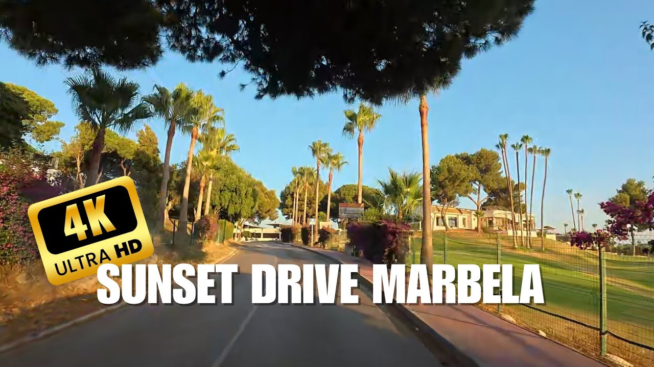 Sunset Drive to Marbella’s Exclusive Aloha Golf Club