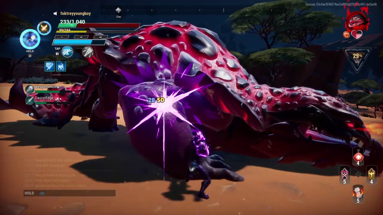 Dauntless firebrand charrog