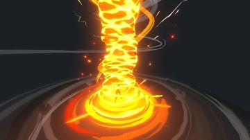 Real Time VFX Study - Fire Tornado Spell