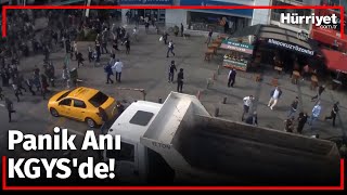 İzmir Depremi Sırasında Yaşanan Panik Anı KGYS Kameralarınca Kaydedildi