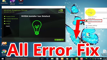 How To Install NVIDIA GeForce Drivers Official All Error Fix