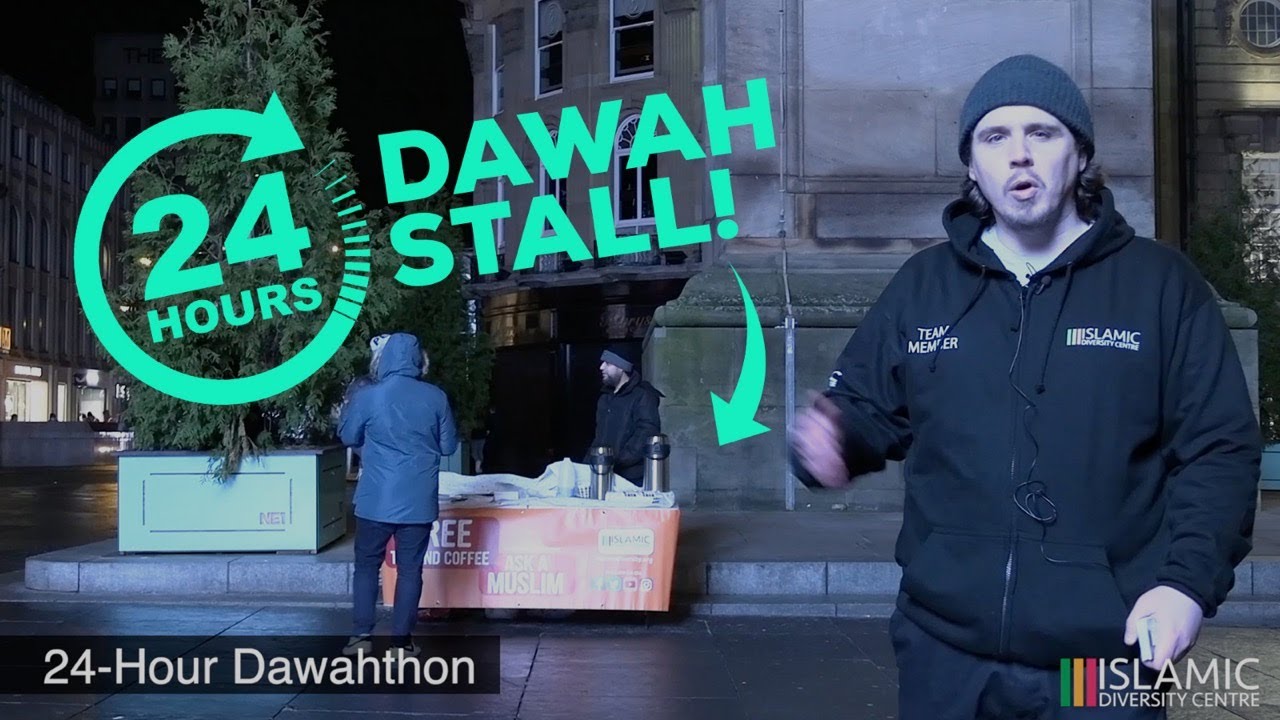 WE DID A 24 HOUR DAWAH STALL! - YouTube