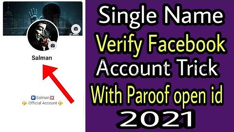 How To Make Single Name Id On Facebook || Facebook Par Single Name Id Kaise Banaye || Single name Fb