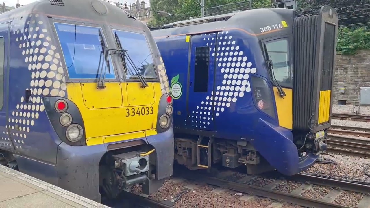 Trains at Edinburgh Waverley, Including The Royal Scotsman. 10.07.2023