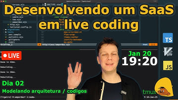Dia 02 - Modelando arquitetura de um projeto do zero em live coding #TypeScript #nodejs #vim