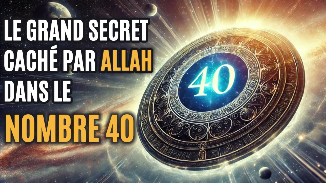 LE GRAND SECRET CACHÉ PAR ALLAH DANS LE NOMBRE 40 – À DÉCOUVRIR AVANT 40 ANS !