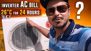 How Much Power Consumed by a 1.5 Ton Inverter AC In 24 Hours ? Experiment