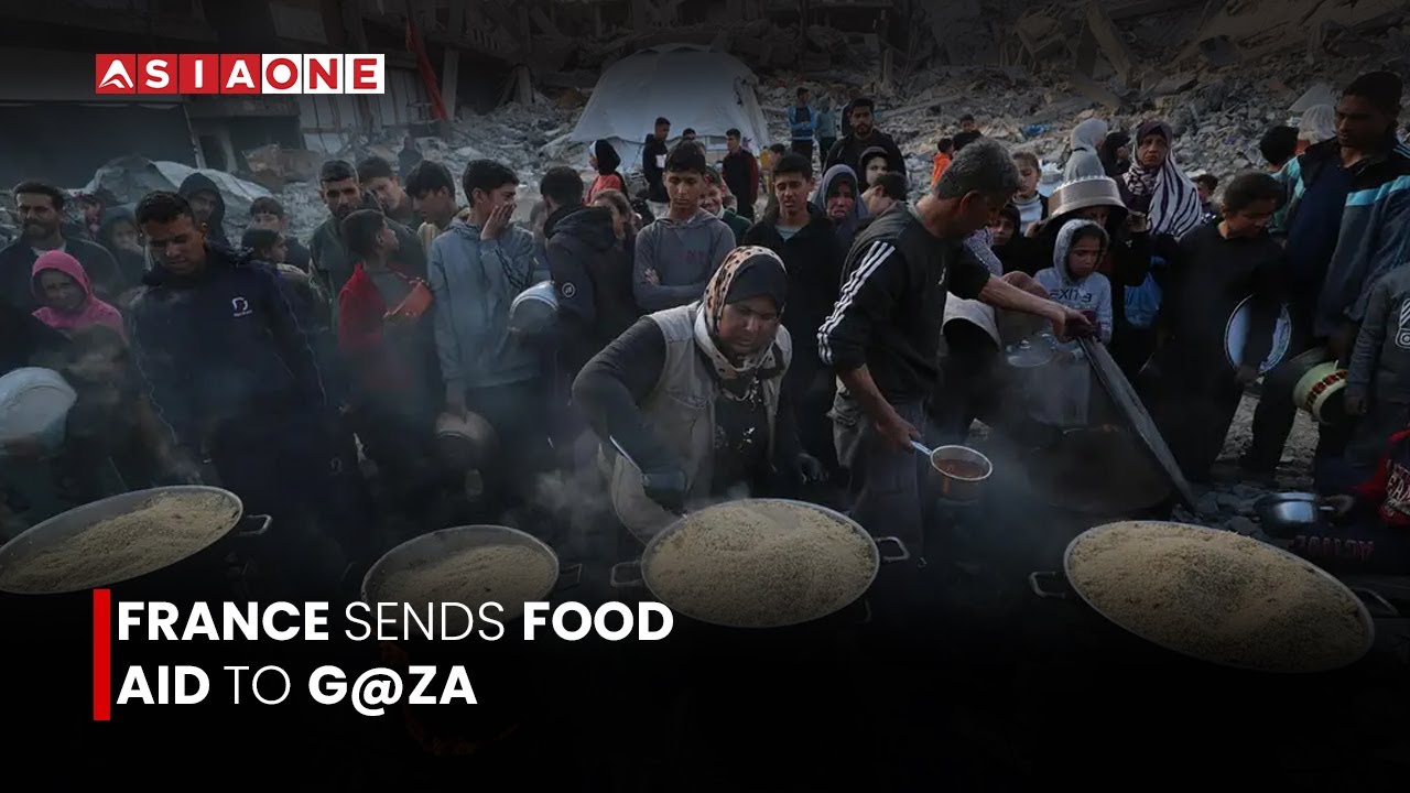 France Delivers 400 Tonnes of Food Aid to G@za Amid Humanitarian Crisis | Asia One News
