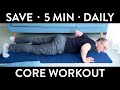 Core Workout – safe, light, daily, 5 minute workout