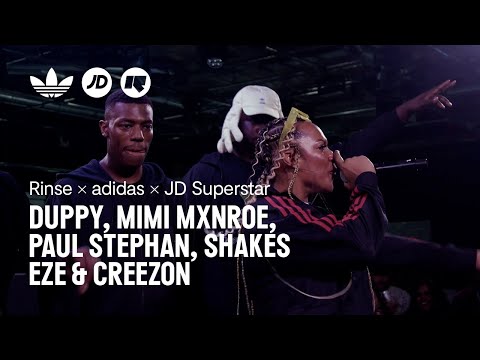 Duppy, Mimi Mxnroe, Paul Stephan, Shakes, Eze & Creezon | Rinse Live From Adidas X Jd Superstar