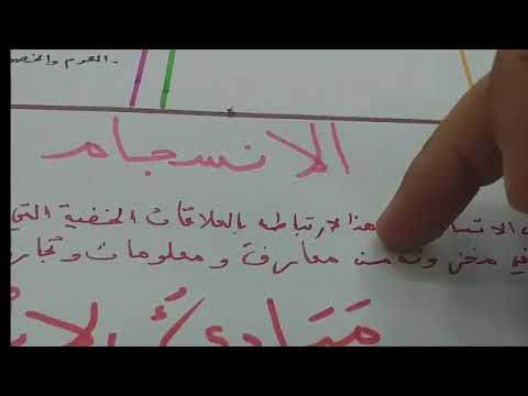 الاتساق و الانسجام و الفرق بينهما🤔مهم جدا لطلبة الرابعة متوسط /محمد أبو شاكر لعبودي