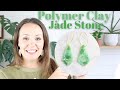 HOW TO MAKE POLYMER CLAY EARRINGS | DIY POLYMER CLAY EARRINGS | JADE HOWLITE POLYMER CLAY EARRINGS